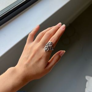 Adorned Hearts Ring